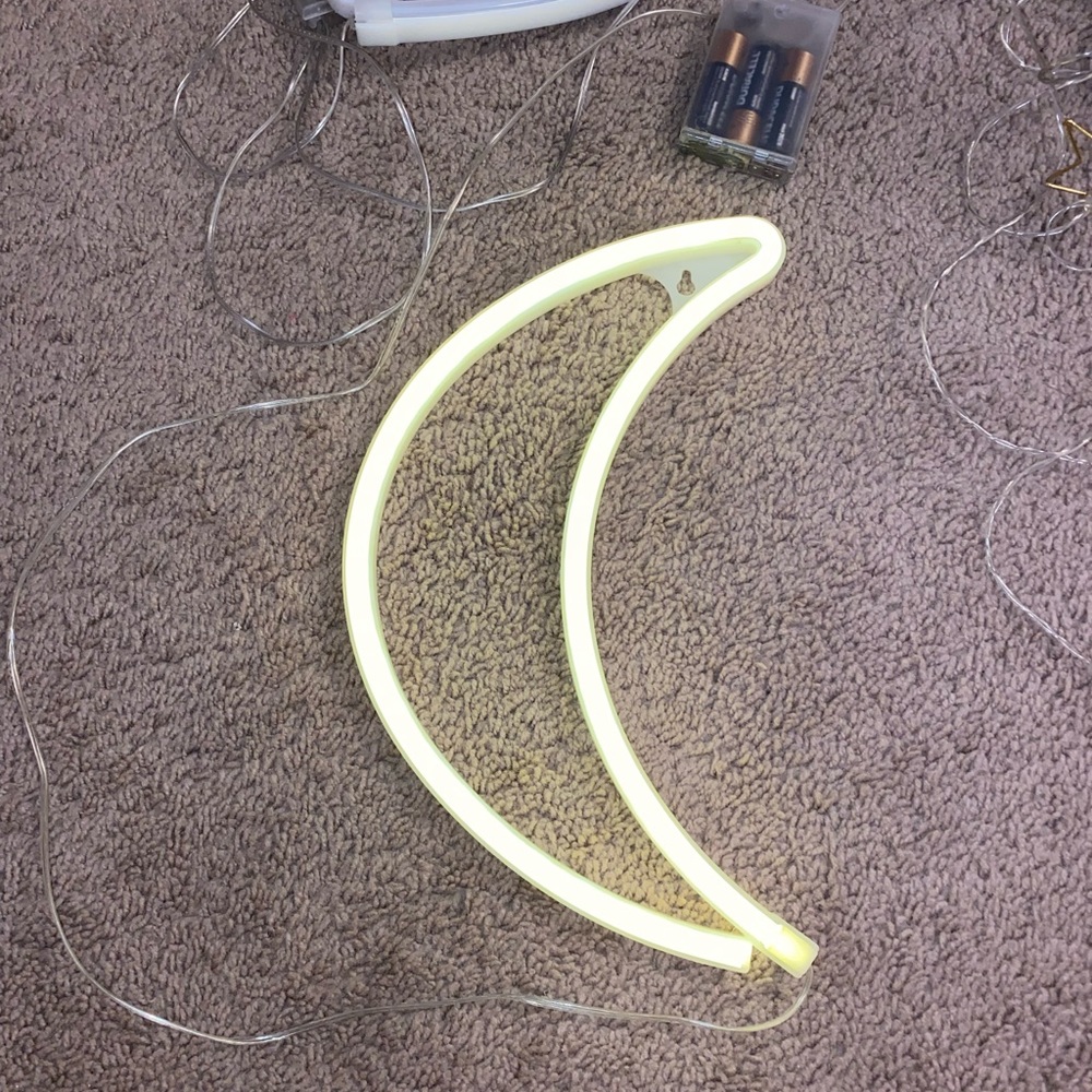 Moon neon light